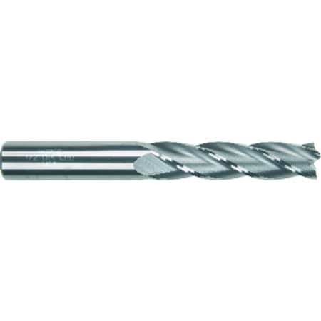 Morse End Mill, Center Cutting Regular Length Single End, Series 5943C, 38 Cutter Dia, 212 Overall L 90759